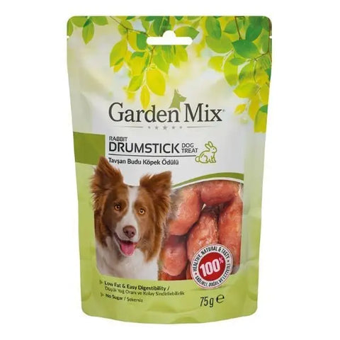 Garden Mix Tavşan Budu Düşük Yağlı şekersiz Köpek ödül Maması 75 Gr