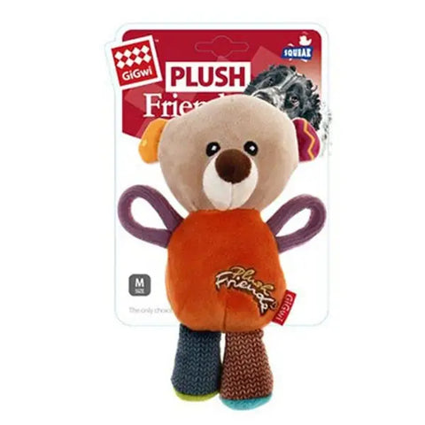 Gigwi Plush Friendz Sesli Ayı Peluş Köpek Oyuncağı