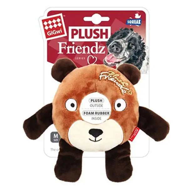 Gigwi Plush Friendz Simit Ayı Peluş Köpek Oyuncağı