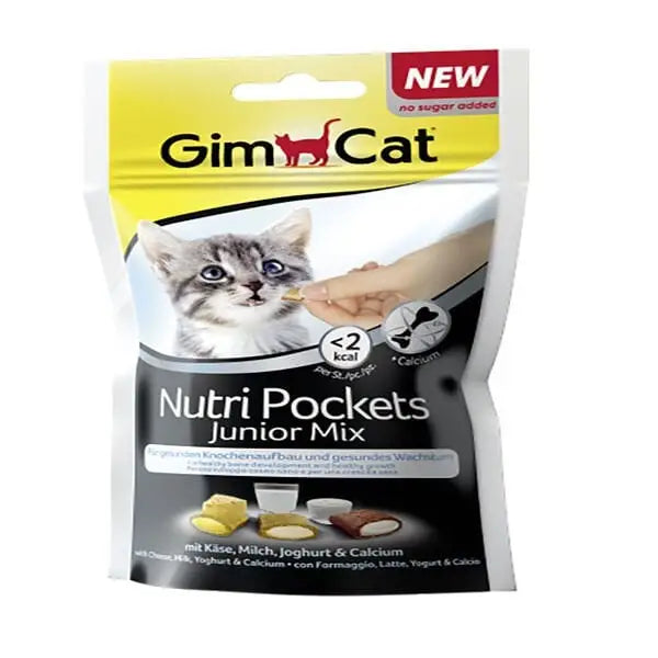 Gimcat Nutripockets Kedi ödül Maması Junior Mix 60 Gr