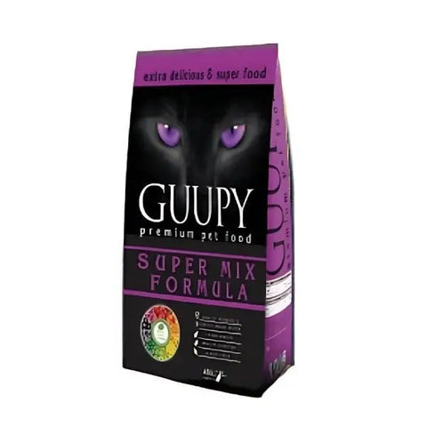 Guupy Premium Super Mix Formula Yetişkin Kedi Maması 1 Kg