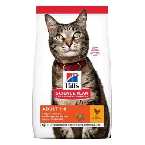 Hills Adult Optimal Care Tavuklu Yetişkin Kedi Maması 8 + 2 Kg Hediyeli