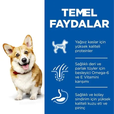 Hills Adult Small küçük Irk Kuzulu Yetişkin Köpek Maması 5 Kg + 1 Kg Hediyeli
