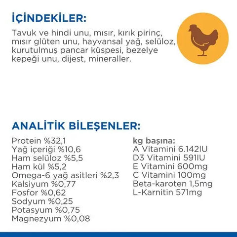 Hills Light Tavuklu Yetişkin Diyet Kedi Maması 3 Kg