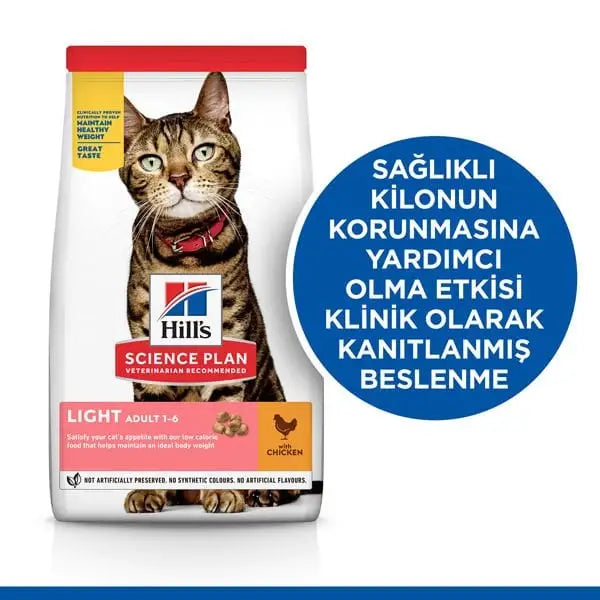 Hills Light Tavuklu Yetişkin Diyet Kedi Maması 3 Kg