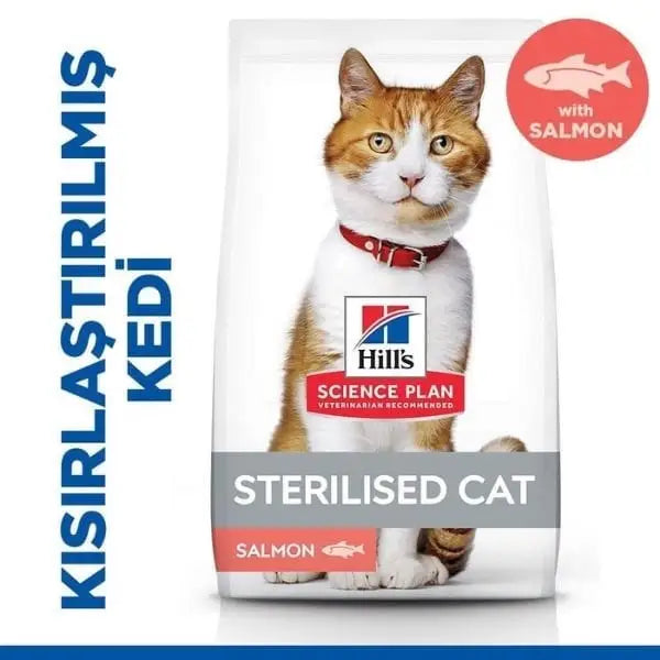 Hills Somonlu Kısırlaştırılmış Yetişkin Kedi Maması 8 + 2 Kg Hediyeli