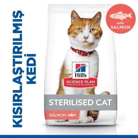 Hills Somonlu Kısırlaştırılmış Yetişkin Kedi Maması 8 + 2 Kg Hediyeli