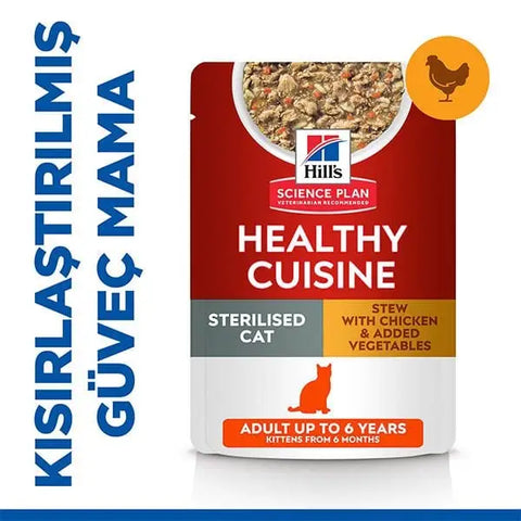 Hills Young Sterilised Tavuklu Kısırlaştırılmış Kedi Maması 13 + 2 Kg Hediyeli