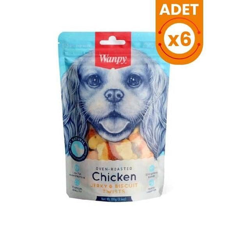 Wanpy Bisküvi Üzeri Tavuk Sargılı Köpek Ödül Maması 1 Adet 100 Gr