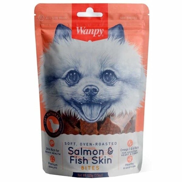 Wanpy Yumuşak Somonlu Köpek Ödül Maması 1 Adet 100 Gr
