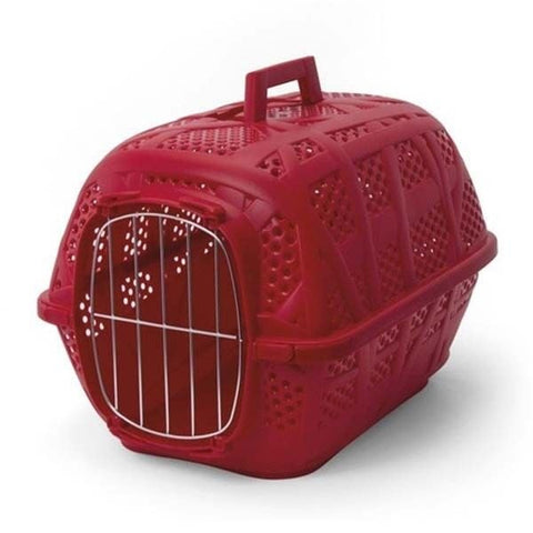 İmac Carry Sport Metal Kapılı Köpek Taşıma Çantası Gri 48x34x32 Cm