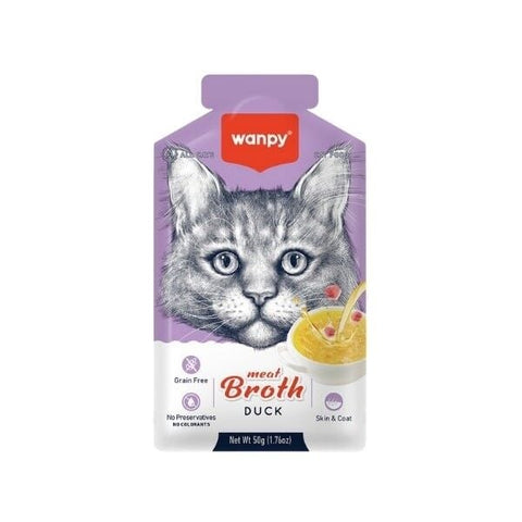 Wanpy Ördek Etli Tahılsız Kedi Çorbası 1 Adet 50 Gr