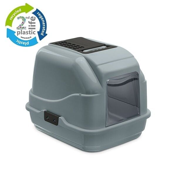 İmac Easy Cat Kapalı Filtreli Kedi Tuvaleti Pembe 40x50x40 Cm