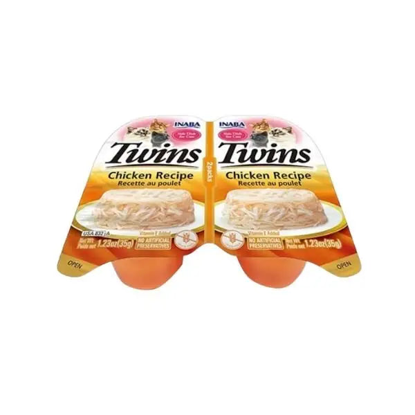 Inaba Twins Jöle İçinde Tavuklu Yetişkin Konserve Kedi Maması 35 Gr 2 Adet