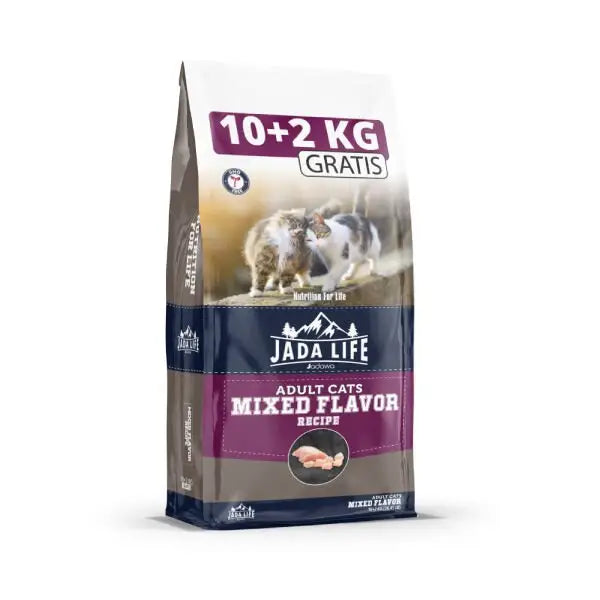 Jada Life Karışık Lezzet Yetişkin Kedi Maması 10 Kg + 2 Hediyeli