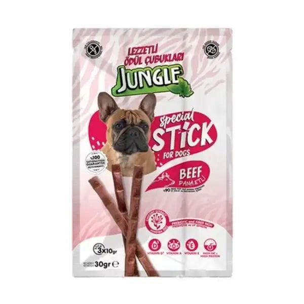 Jungle Dana Etli Stick Köpek ödülü 3 Adet 10 Gr