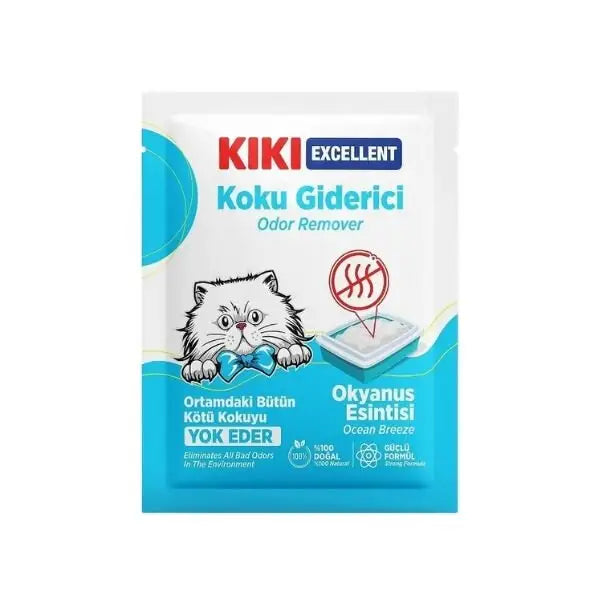 Kiki Excellent Okyanus Esintisi Kokulu Kedi Kumu Koku Giderici 25 Gr