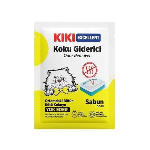 Kiki Excellent Sabun Kokulu Kedi Kumu Koku Giderici 25 Gr