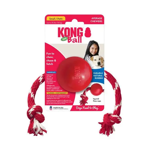 Kong İpli Top Köpek Oyuncağı Small 6.5 Cm