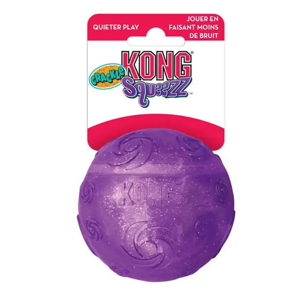 Kong Squeezz Hışırtı Sesli Top Köpek Oyuncağı Large 7 Cm