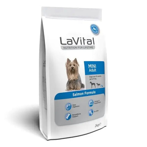 Lavital küçük Irk Somonlu Yetişkin Köpek Maması 1.5 Kg