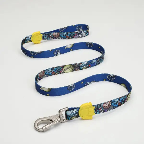 Lindo Dogs Apollo Köpek Gezdirme Kayışı Mavi/sarı Large