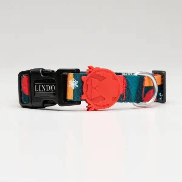 Lindo Dogs Reindeer Köpek Boyun Tasması Kırmızı/yeşil Small