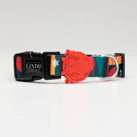 Lindo Dogs Reindeer Köpek Boyun Tasması Kırmızı/yeşil Small