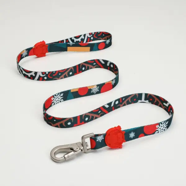 Lindo Dogs Reindeer Köpek Gezdirme Kayışı Kırmızı/yeşil Tasması Small