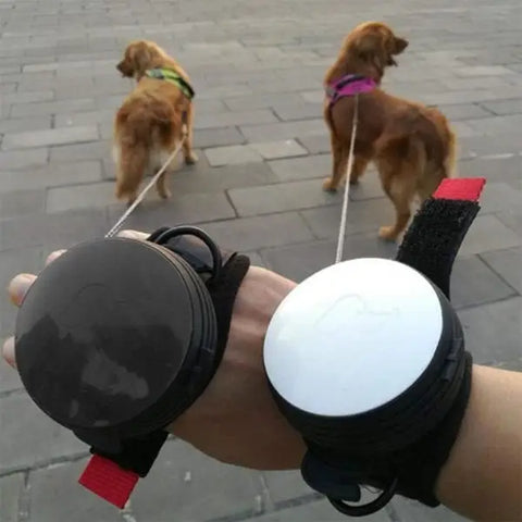 Lishinu Bungee Akıllı Köpek Gezdirme Tasması Pembe Large
