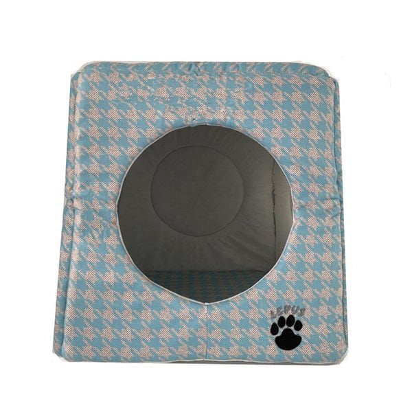 Lepus Trio Küp Yuva Küçük Irk Köpek ve Kedi Yatağı Siyah 35x35x35 Cm
