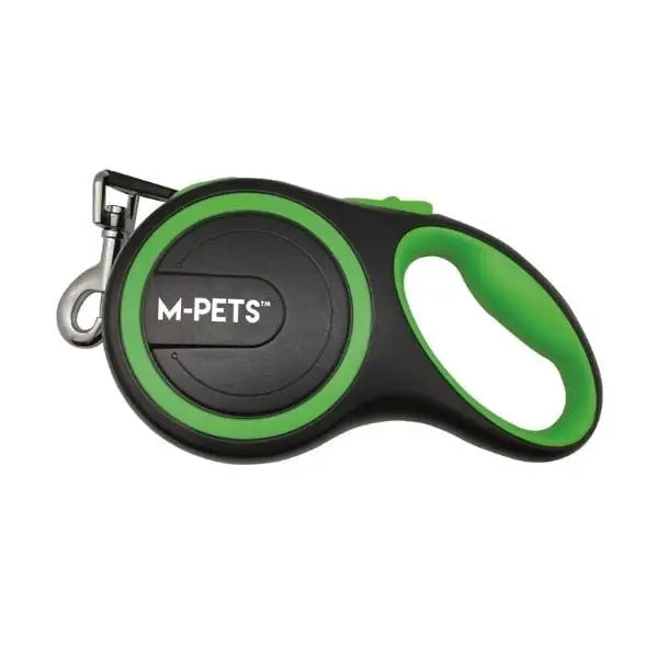 M-pets Liberty şerit Otomatik Köpek Gezdirme Kayışı 5 Mt Yeşil Medium