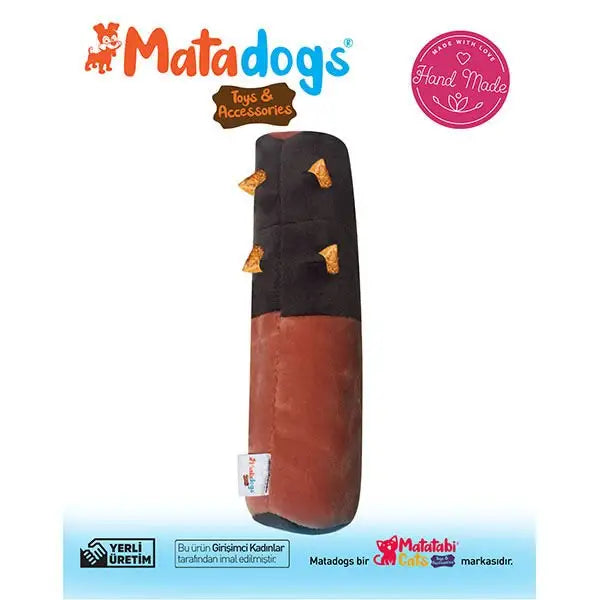 Mata Dogs Rull Rulo şekilli Köpek Oyuncağı 22 Cm