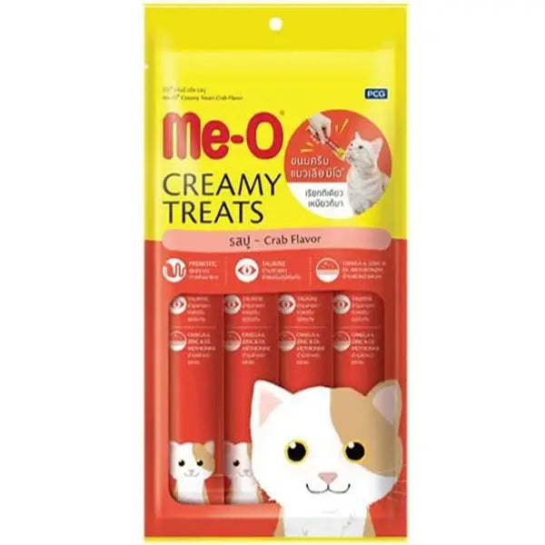 Meo Kremalı Yengeçli Kedi Sıvı ödül Maması 4x15 Gr