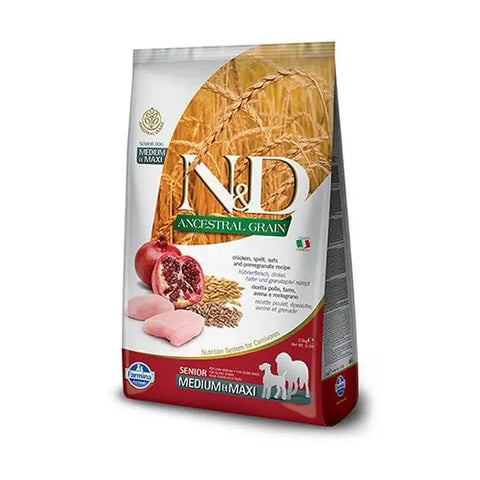N&d Düşük Tahıllı Senior Tavuklu Orta ve Büyük Irk Yaşlı Köpek Maması 12 Kg