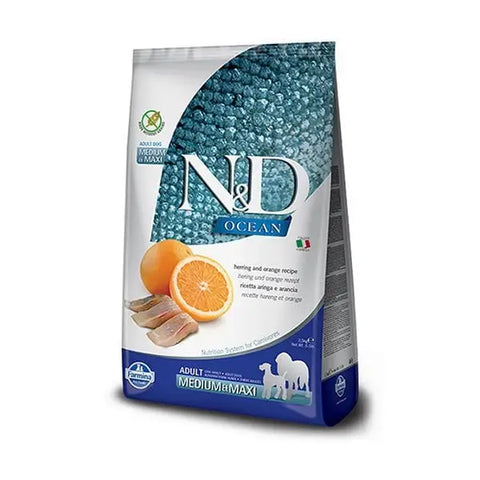 N&d Ocean Morina Balıklı Orta Irk Yetişkin Köpek Maması 2.5 Kg