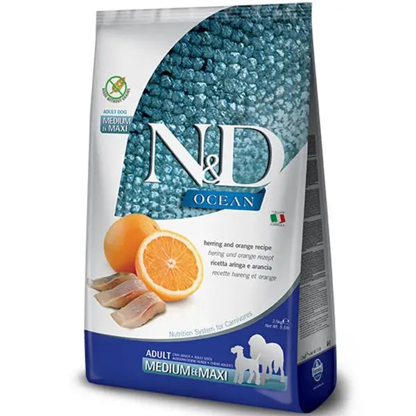 N&d Ocean Morina Balıklı Orta ve Büyük Irk Yetişkin Köpek Maması 2.5 Kg