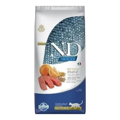 N&d Ocean Somonlu ve Portakallı Kısırlaştırılmış Kedi Maması