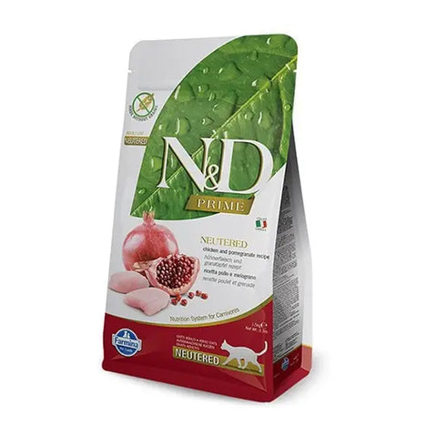 N&d Prime Tavuk ve Narlı Kısırlaştırılmış Kedi Maması 5 Kg