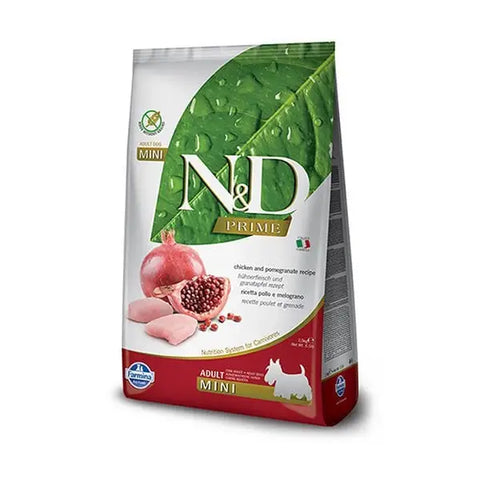N&d Prime Tavuk ve Narlı küçük Irk Yetişkin Köpek Maması 7 Kg