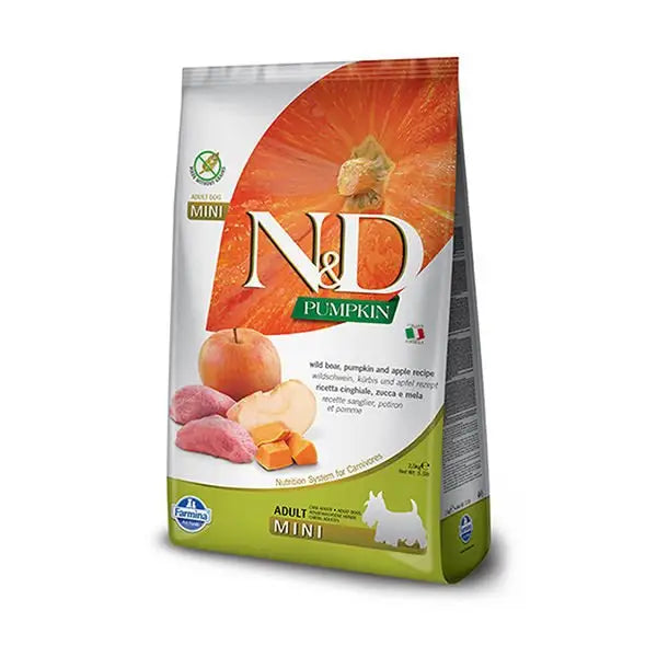 N&d Pumpkin Balkabaklı Domuzlu küçük Irk Yetişkin Köpek Maması 2.5 Kg