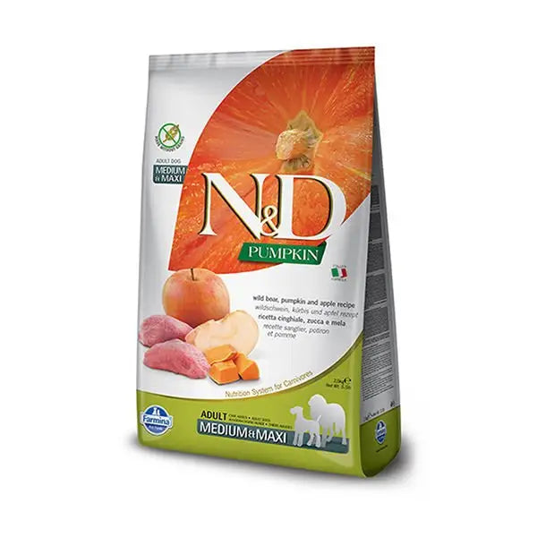 N&d Pumpkin Balkabaklı Domuzlu Orta ve Büyük Irk Yetişkin Köpek Maması 2.5 Kg