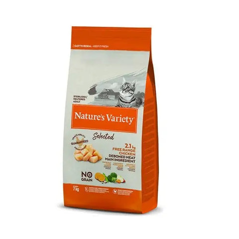 Nature’s Variety Selected Tavuklu Tahılsız Kısırlaştırılmış Yetişkin Kedi Maması 1.25 Kg