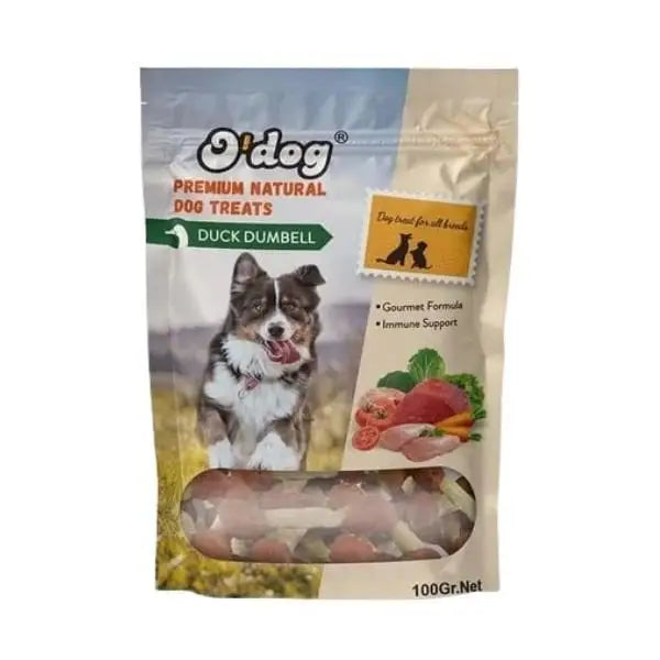 O Dog ördek Etli Dumbell Köpek ödül Maması 100 Gr