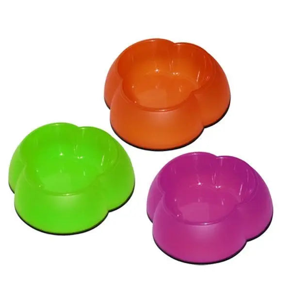 Pawise Plastik Kedi ve Köpek Mama Kabı çiçek şekilli 1250 Ml