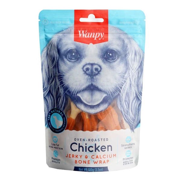 Wanpy Kalsiyumlu Gerçek Tavuk Köpek Ödül Maması 1 Adet 100 Gr