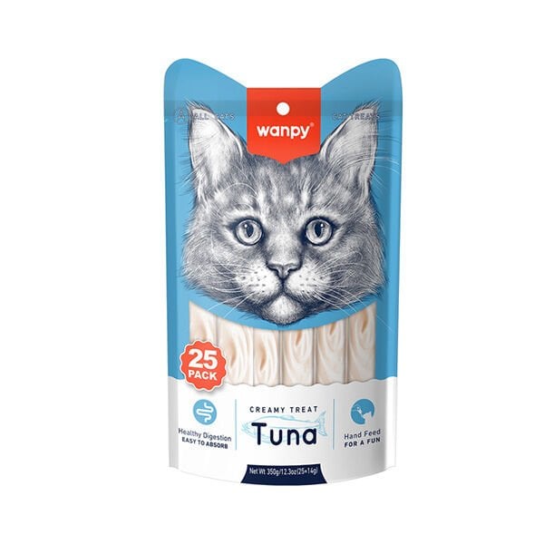 Wanpy Ton Balıklı Sıvı Kedi Ödülü 1 Adet 25x14 Gr