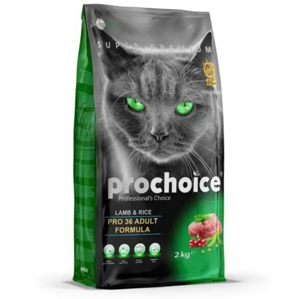 Pro Choice 36 Kuzu Pirinçli Yetişkin Kedi Maması 2 Kg