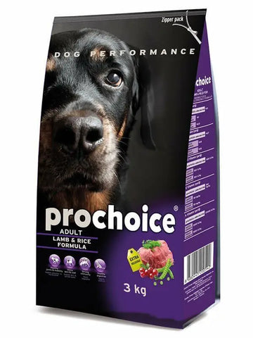 Pro Choice Adult Lamb Kuzu Etli Yetişkin Köpek Maması 3 Kg