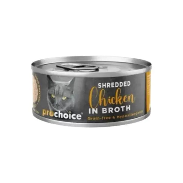 Prochoice Hypo-allergenic Sos İçinde Tavuklu Tahılsız Yetişkin Kedi Konservesi 70 Gr